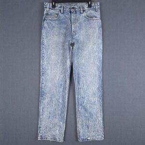 Vintage‎ Levis 540 Jeans Mens 34x30 (Fits 32x30) Acid Wash Denim 80s USA Red Tab